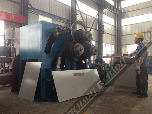 W24H弧線調(diào)整式型材彎曲機